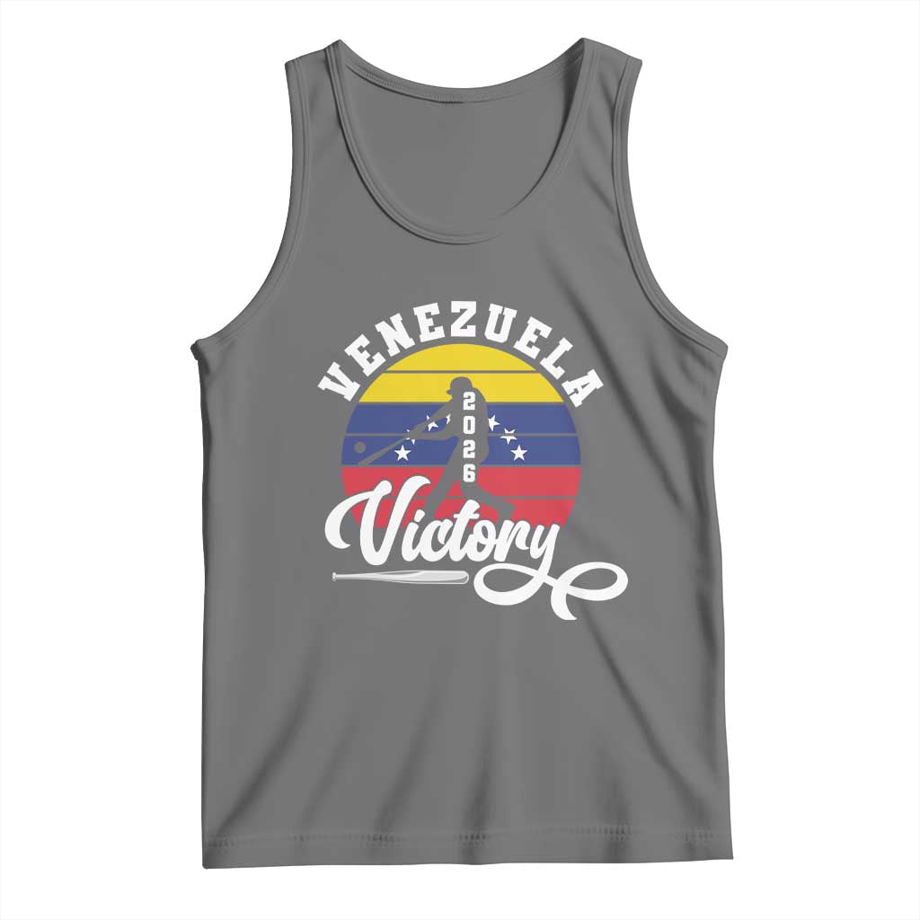 Venezuela 2026 Victory Baseball Tank Top Retro Softball Player Gift