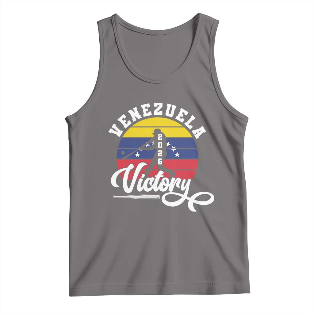 Venezuela 2026 Victory Baseball Tank Top Retro Softball Player Gift