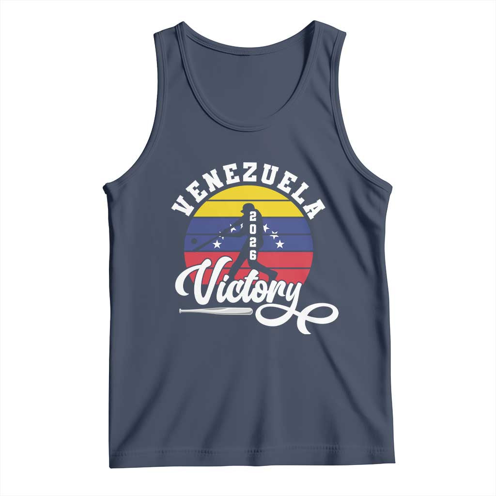 Venezuela 2026 Victory Baseball Tank Top Retro Softball Player Gift