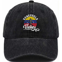 Venezuela 2026 Victory Baseball Washed Cotton Baseball Cap Retro Softball Player Gift
