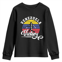 Venezuela 2026 Victory Baseball Youth Sweatshirt Retro Softball Player Gift