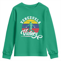 Venezuela 2026 Victory Baseball Youth Sweatshirt Retro Softball Player Gift