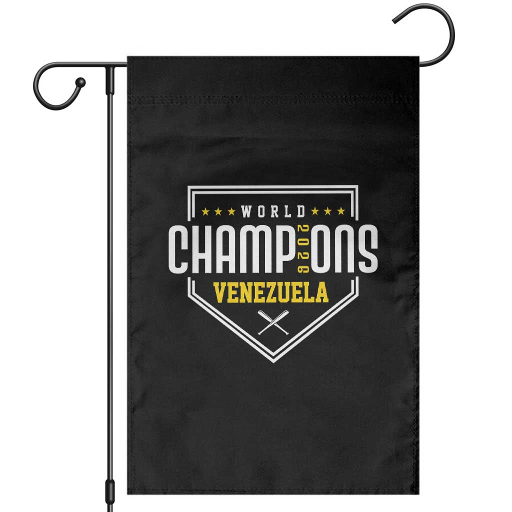 Venezuela 2026 Champions Garden Flag Baseball Venezuelan Pride