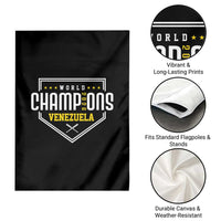 Venezuela 2026 Champions Garden Flag Baseball Venezuelan Pride
