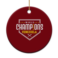 Venezuela 2026 Champions Ceramic Ornament Baseball Venezuelan Pride