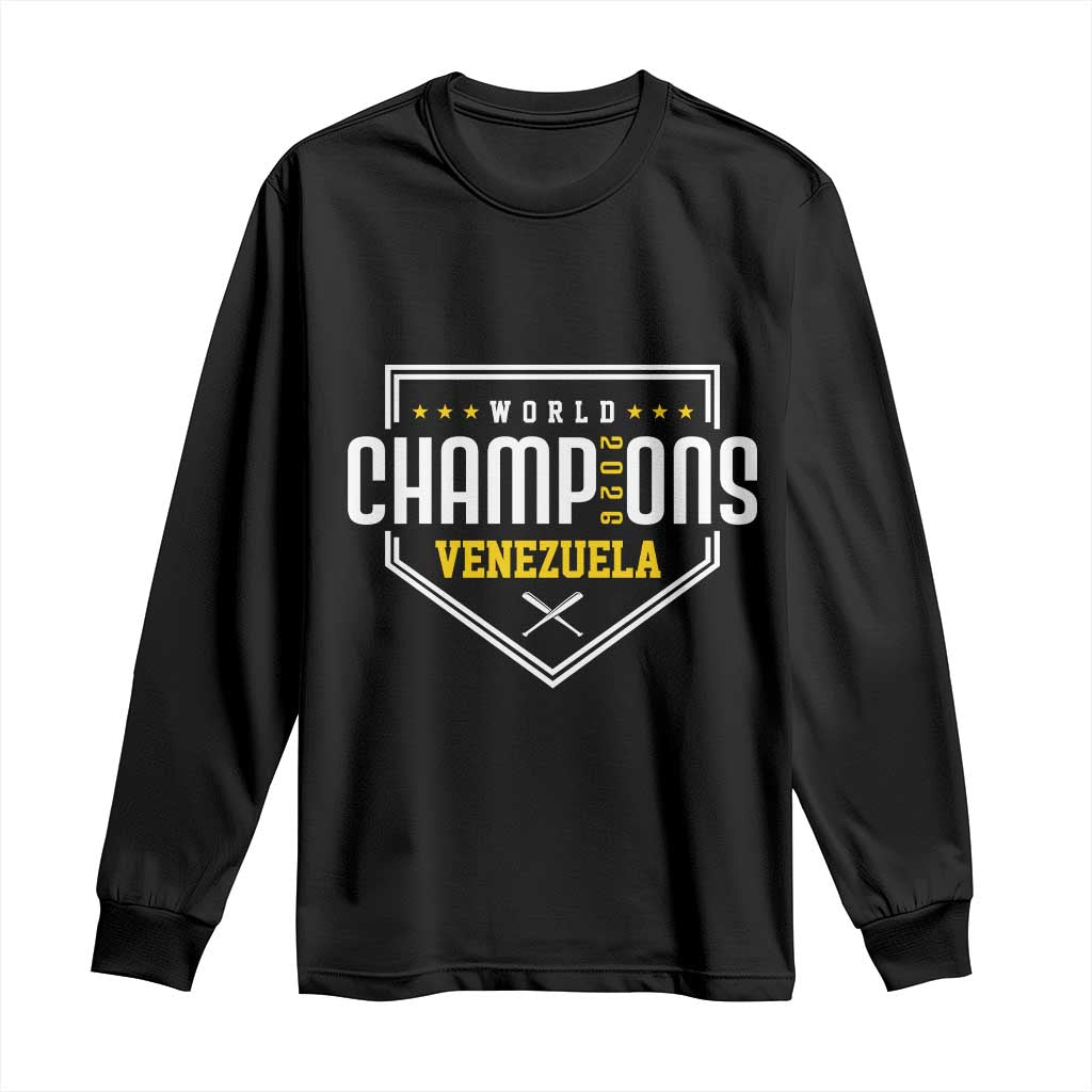 Venezuela 2026 Champions Long Sleeve Shirt Baseball Venezuelan Pride