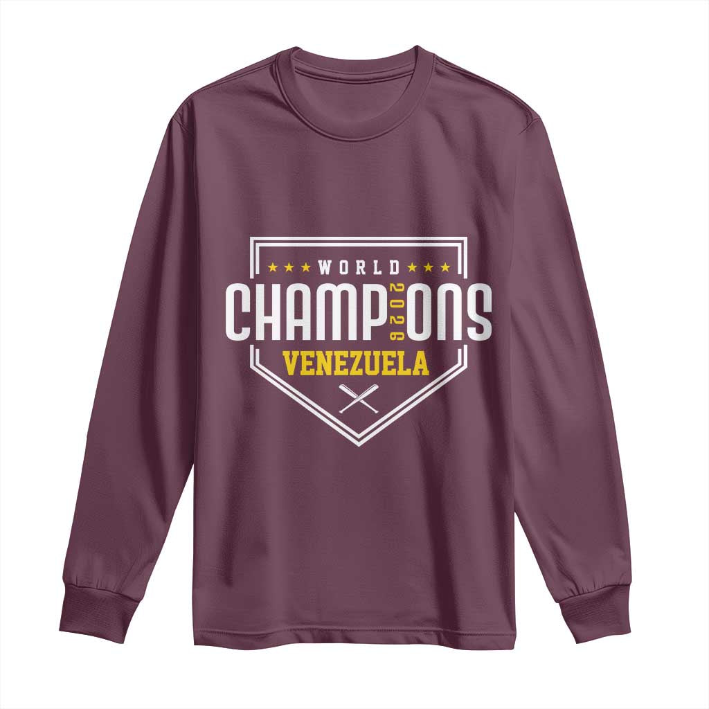 Venezuela 2026 Champions Long Sleeve Shirt Baseball Venezuelan Pride