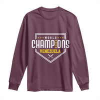Venezuela 2026 Champions Long Sleeve Shirt Baseball Venezuelan Pride