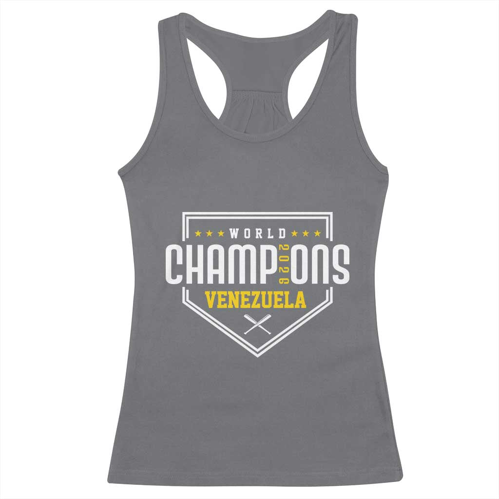 Venezuela 2026 Champions Racerback Tank Top Baseball Venezuelan Pride