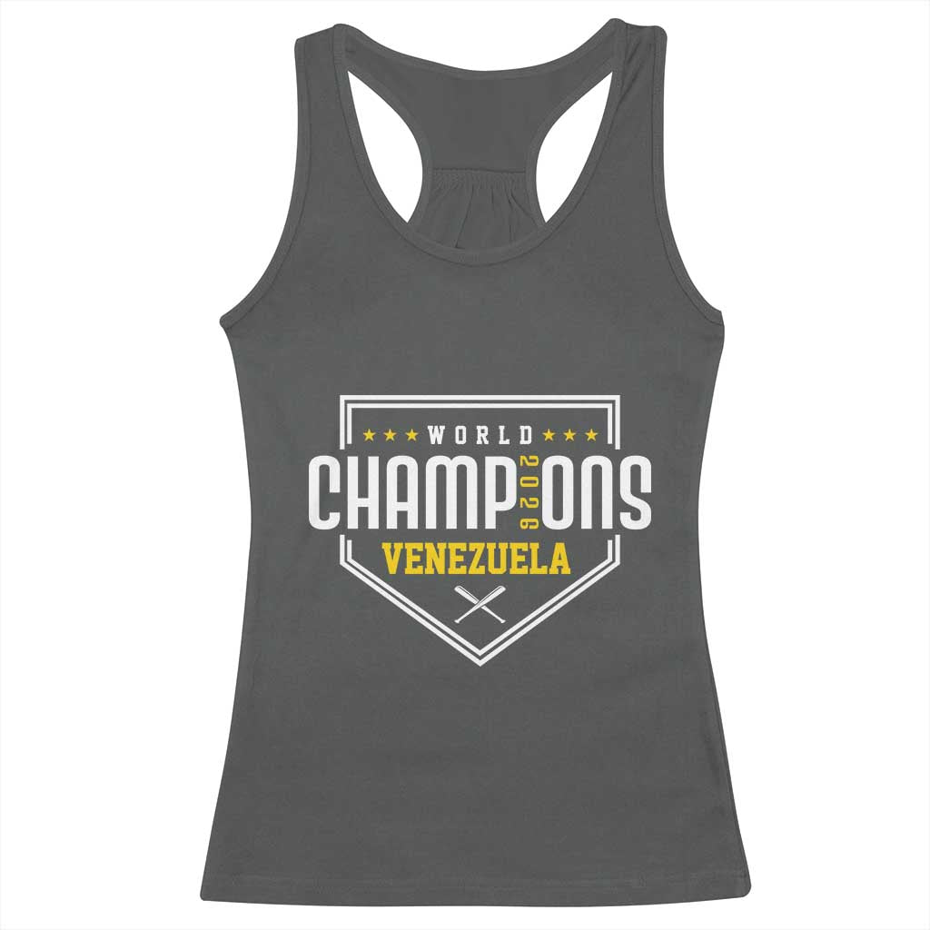 Venezuela 2026 Champions Racerback Tank Top Baseball Venezuelan Pride