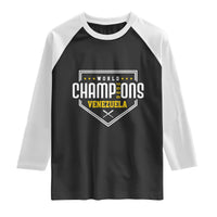 Venezuela 2026 Champions Raglan Shirt Baseball Venezuelan Pride