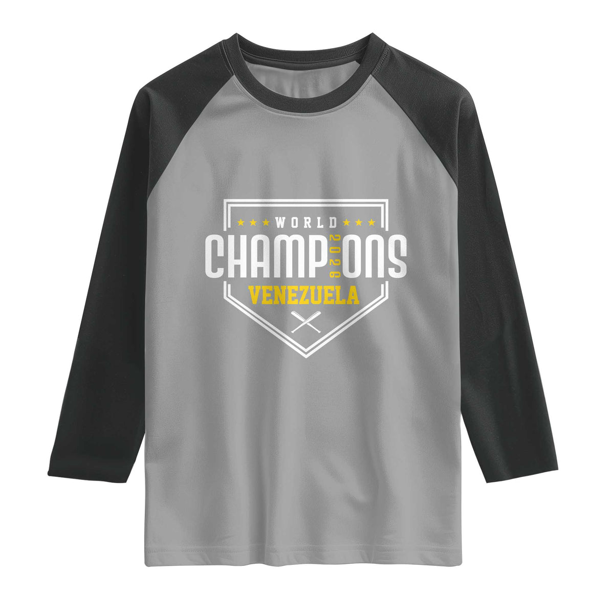 Venezuela 2026 Champions Raglan Shirt Baseball Venezuelan Pride