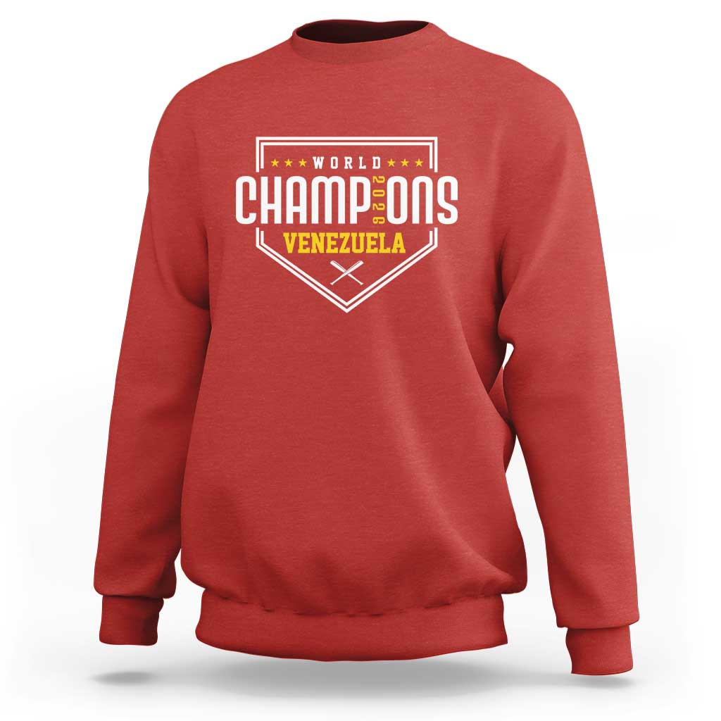 Venezuela 2026 Champions Sweatshirt Baseball Venezuelan Pride