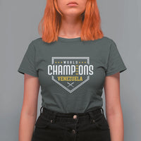 Venezuela 2026 Champions T Shirt For Women Baseball Venezuelan Pride