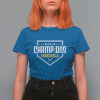 Venezuela 2026 Champions T Shirt For Women Baseball Venezuelan Pride
