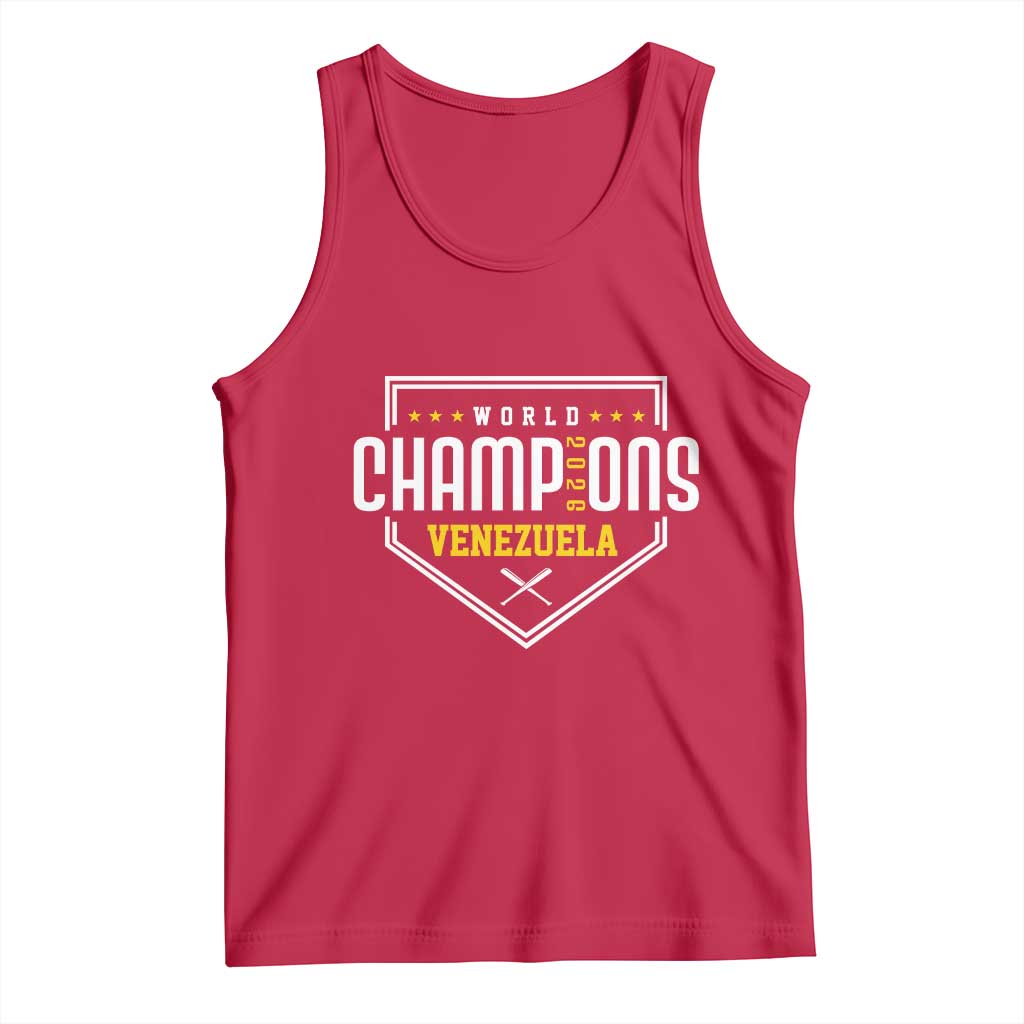 Venezuela 2026 Champions Tank Top Baseball Venezuelan Pride