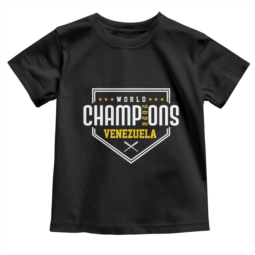 Venezuela 2026 Champions Toddler T Shirt Baseball Venezuelan Pride