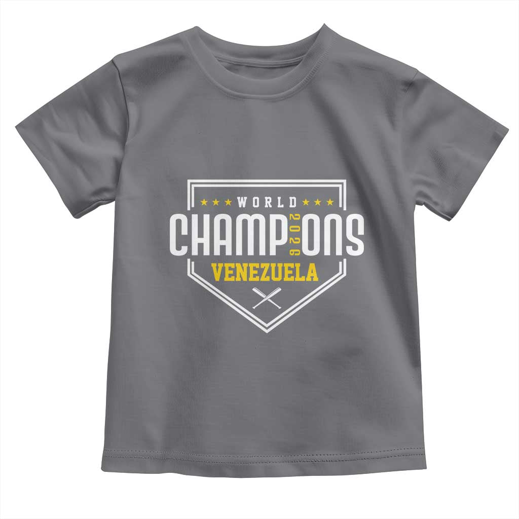 Venezuela 2026 Champions Toddler T Shirt Baseball Venezuelan Pride