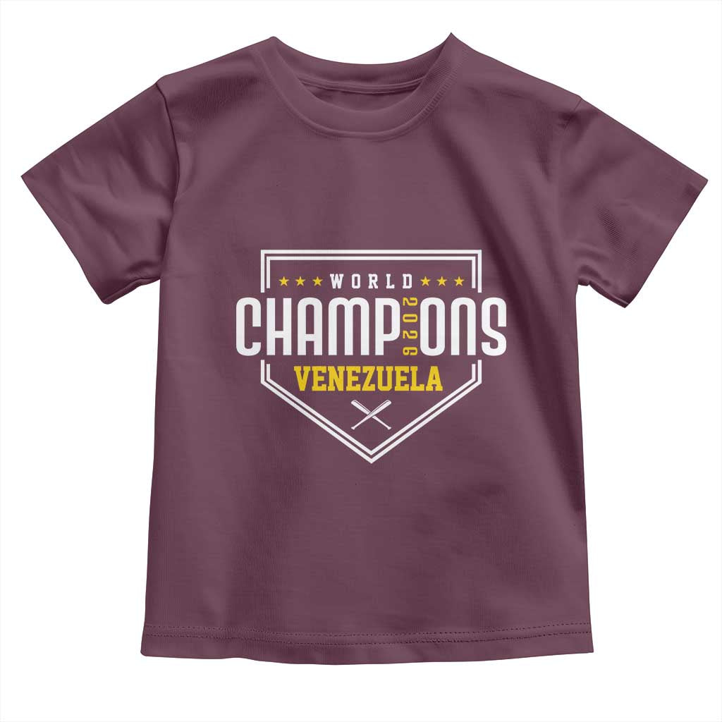 Venezuela 2026 Champions Toddler T Shirt Baseball Venezuelan Pride