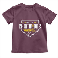 Venezuela 2026 Champions Toddler T Shirt Baseball Venezuelan Pride