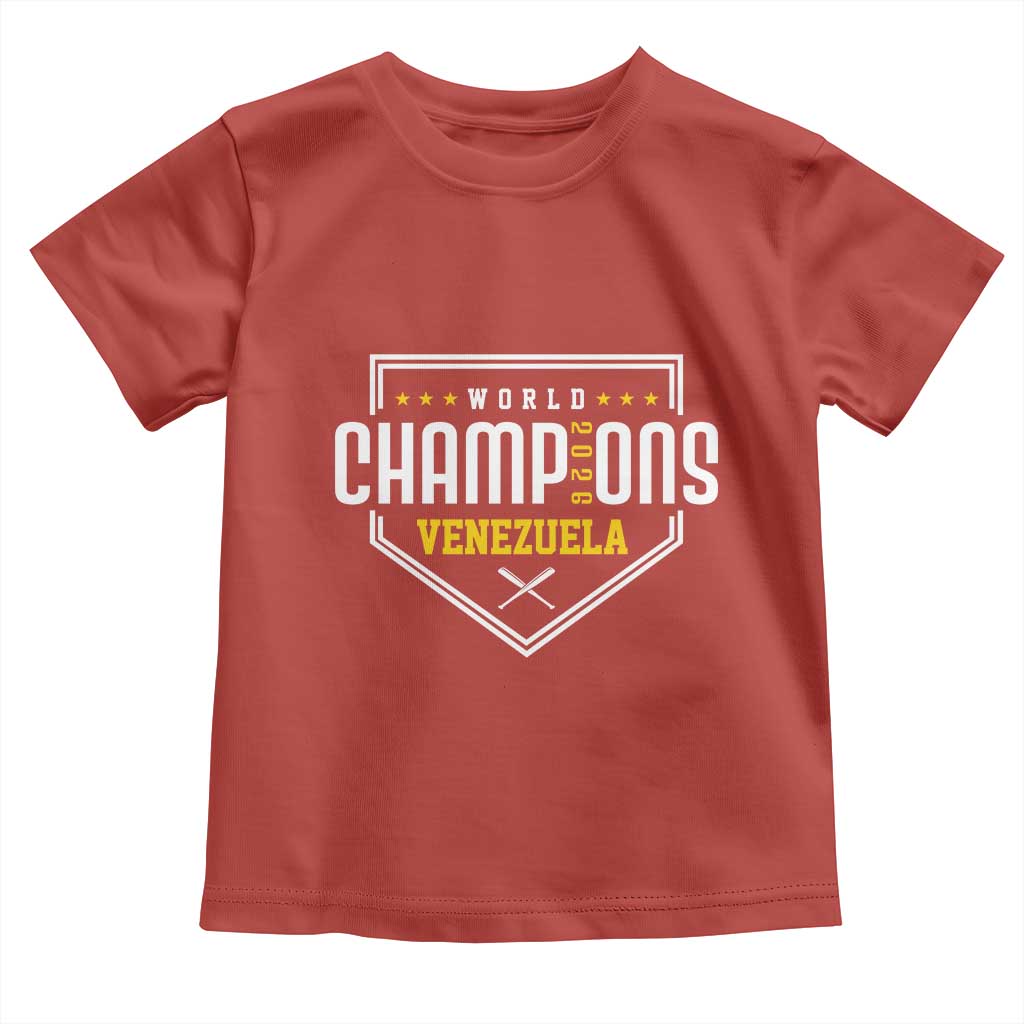 Venezuela 2026 Champions Toddler T Shirt Baseball Venezuelan Pride