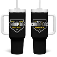 Venezuela 2026 Champions Tumbler With Handle Baseball Venezuelan Pride