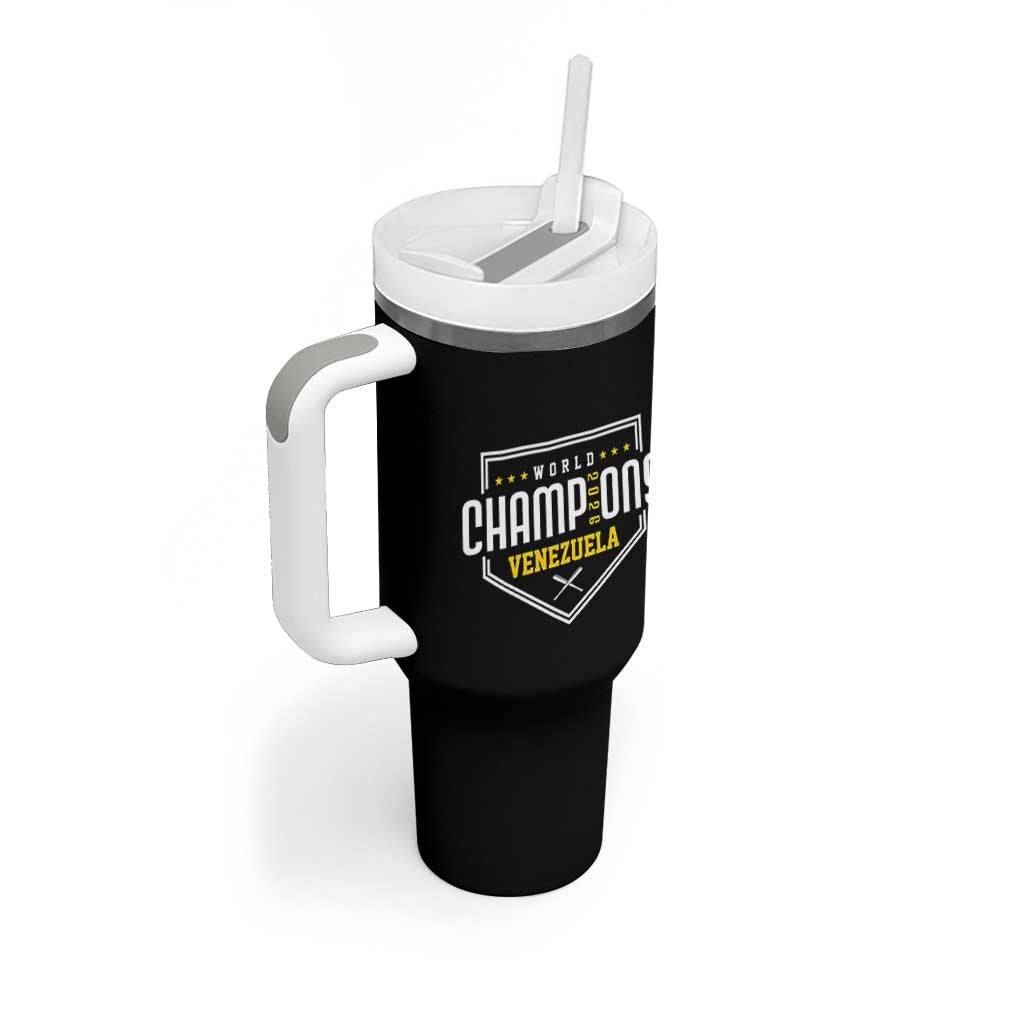 Venezuela 2026 Champions Tumbler With Handle Baseball Venezuelan Pride