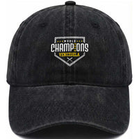 Venezuela 2026 Champions Washed Cotton Baseball Cap Baseball Venezuelan Pride