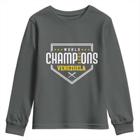 Venezuela 2026 Champions Youth Sweatshirt Baseball Venezuelan Pride