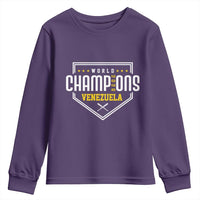 Venezuela 2026 Champions Youth Sweatshirt Baseball Venezuelan Pride