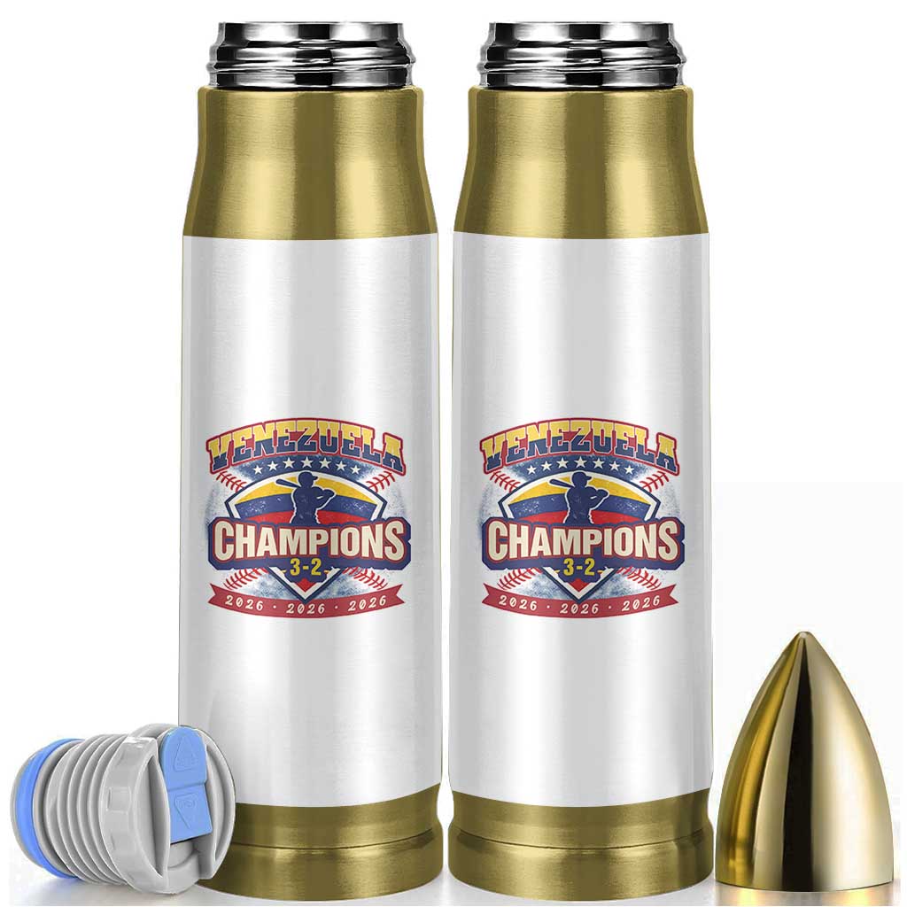 Venezuela 2026 Champions Bullet Tumbler Baseball Fan Pride