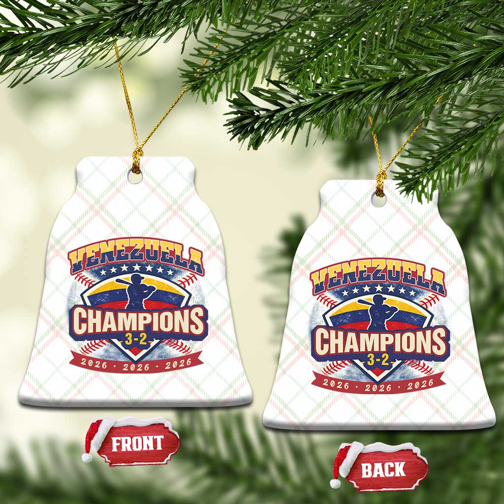 Venezuela 2026 Champions Ceramic Ornament Baseball Fan Pride