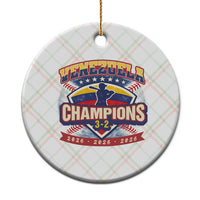 Venezuela 2026 Champions Ceramic Ornament Baseball Fan Pride