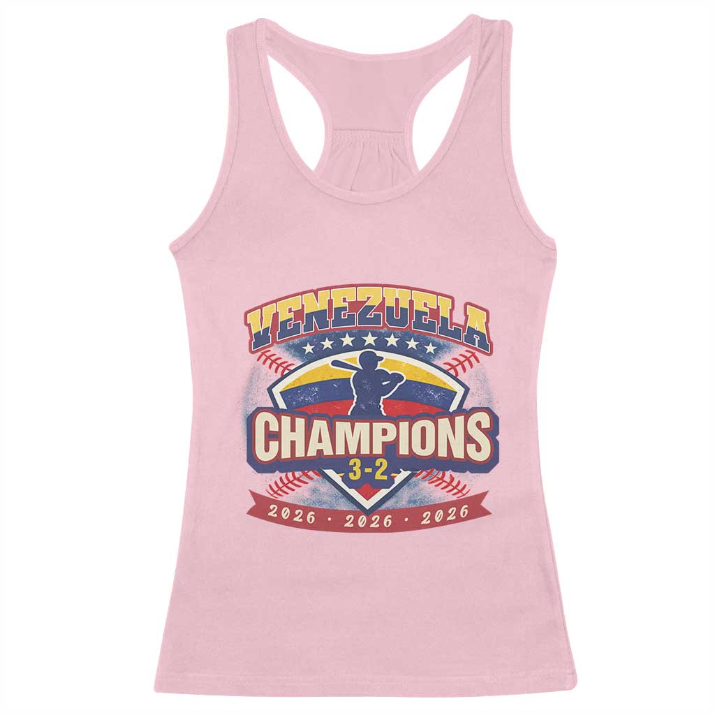 Venezuela 2026 Champions Racerback Tank Top Baseball Fan Pride