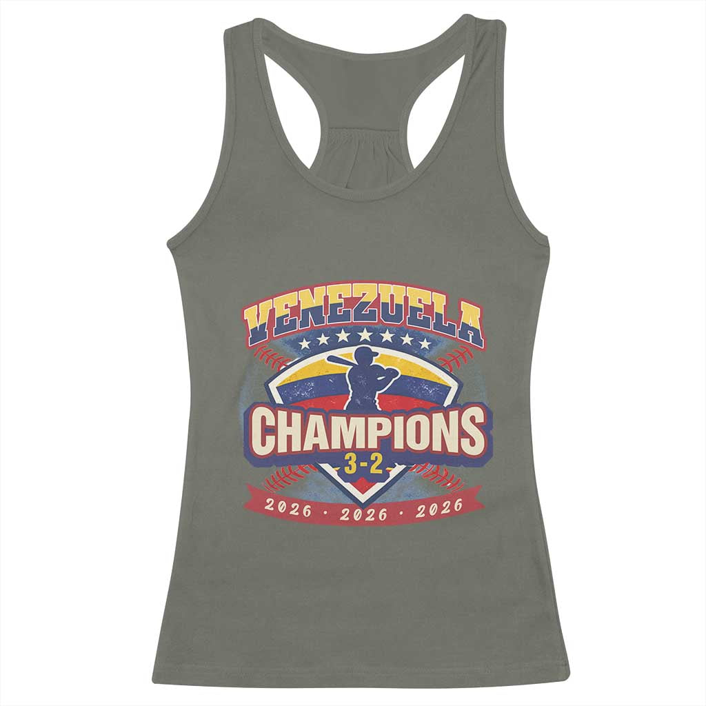 Venezuela 2026 Champions Racerback Tank Top Baseball Fan Pride