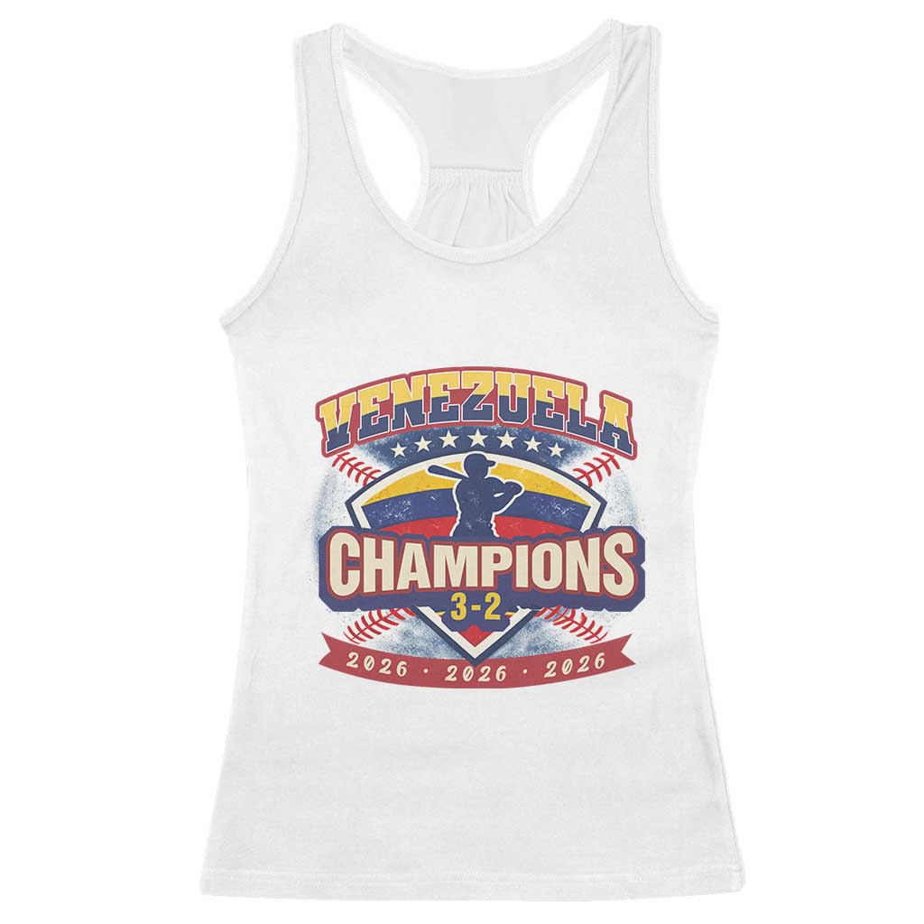 Venezuela 2026 Champions Racerback Tank Top Baseball Fan Pride