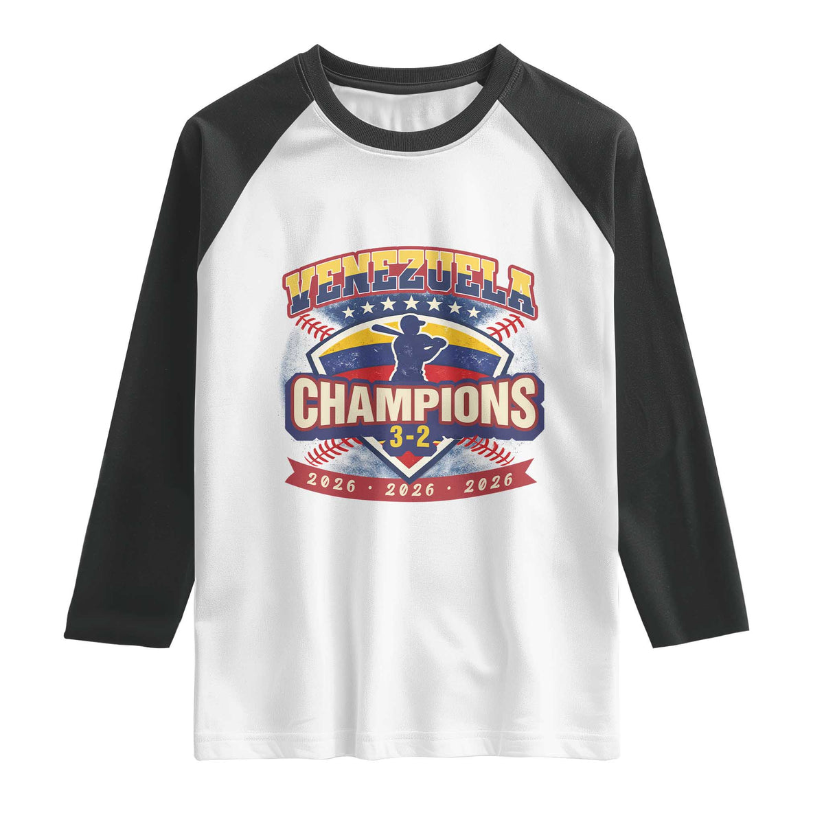 Venezuela 2026 Champions Raglan Shirt Baseball Fan Pride