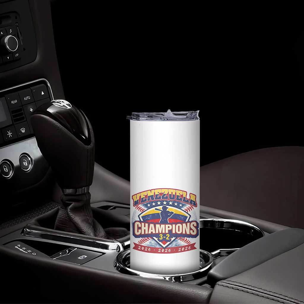 Venezuela 2026 Champions Skinny Tumbler Baseball Fan Pride