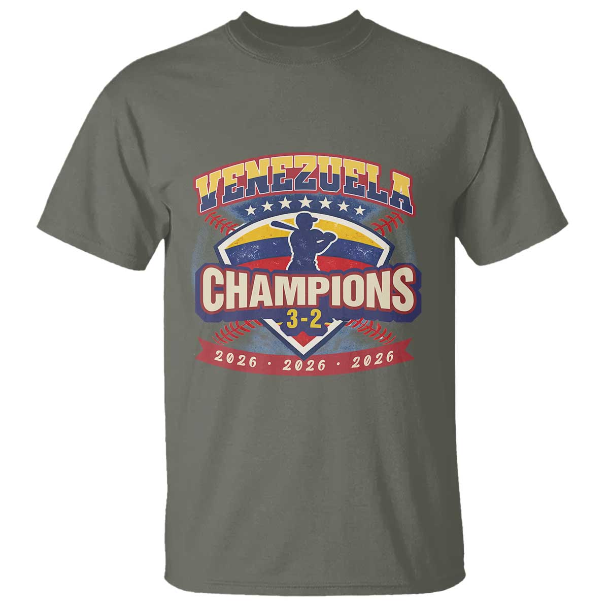 Venezuela 2026 Champions T Shirt Baseball Fan Pride