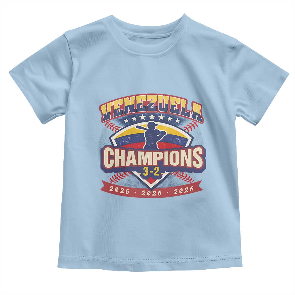 Venezuela 2026 Champions Toddler T Shirt Baseball Fan Pride