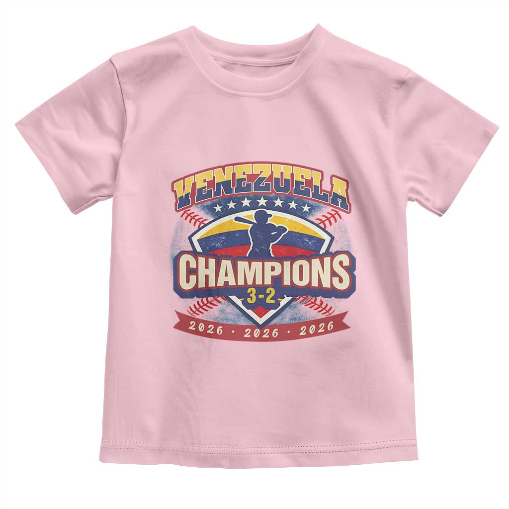 Venezuela 2026 Champions Toddler T Shirt Baseball Fan Pride