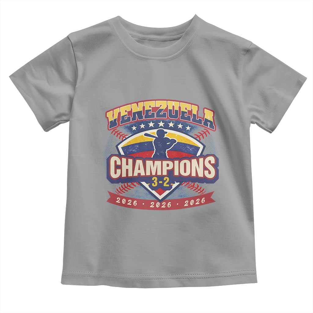 Venezuela 2026 Champions Toddler T Shirt Baseball Fan Pride