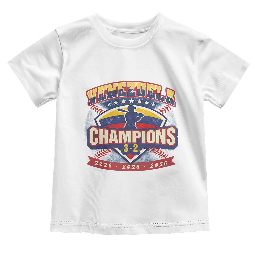 Venezuela 2026 Champions Toddler T Shirt Baseball Fan Pride