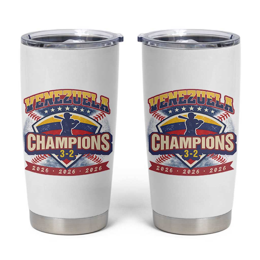 Venezuela 2026 Champions Tumbler Cup Baseball Fan Pride
