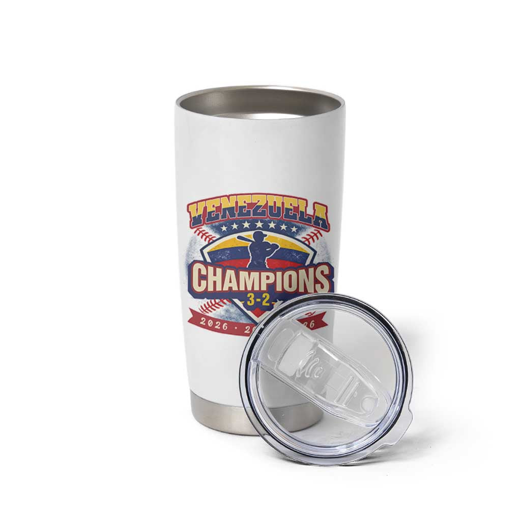 Venezuela 2026 Champions Tumbler Cup Baseball Fan Pride