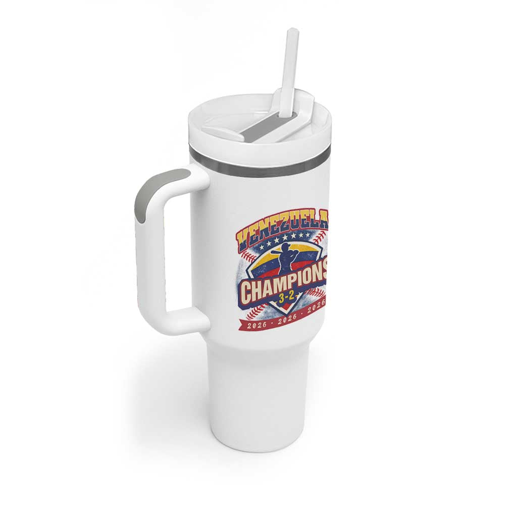 Venezuela 2026 Champions Tumbler With Handle Baseball Fan Pride