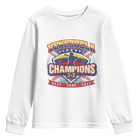 Venezuela 2026 Champions Youth Sweatshirt Baseball Fan Pride