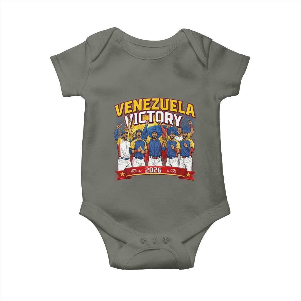 Venezuela Baseball Victory Baby Onesie Venezuelan Pride Gift