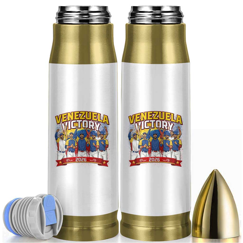 Venezuela Baseball Victory Bullet Tumbler Venezuelan Pride Gift
