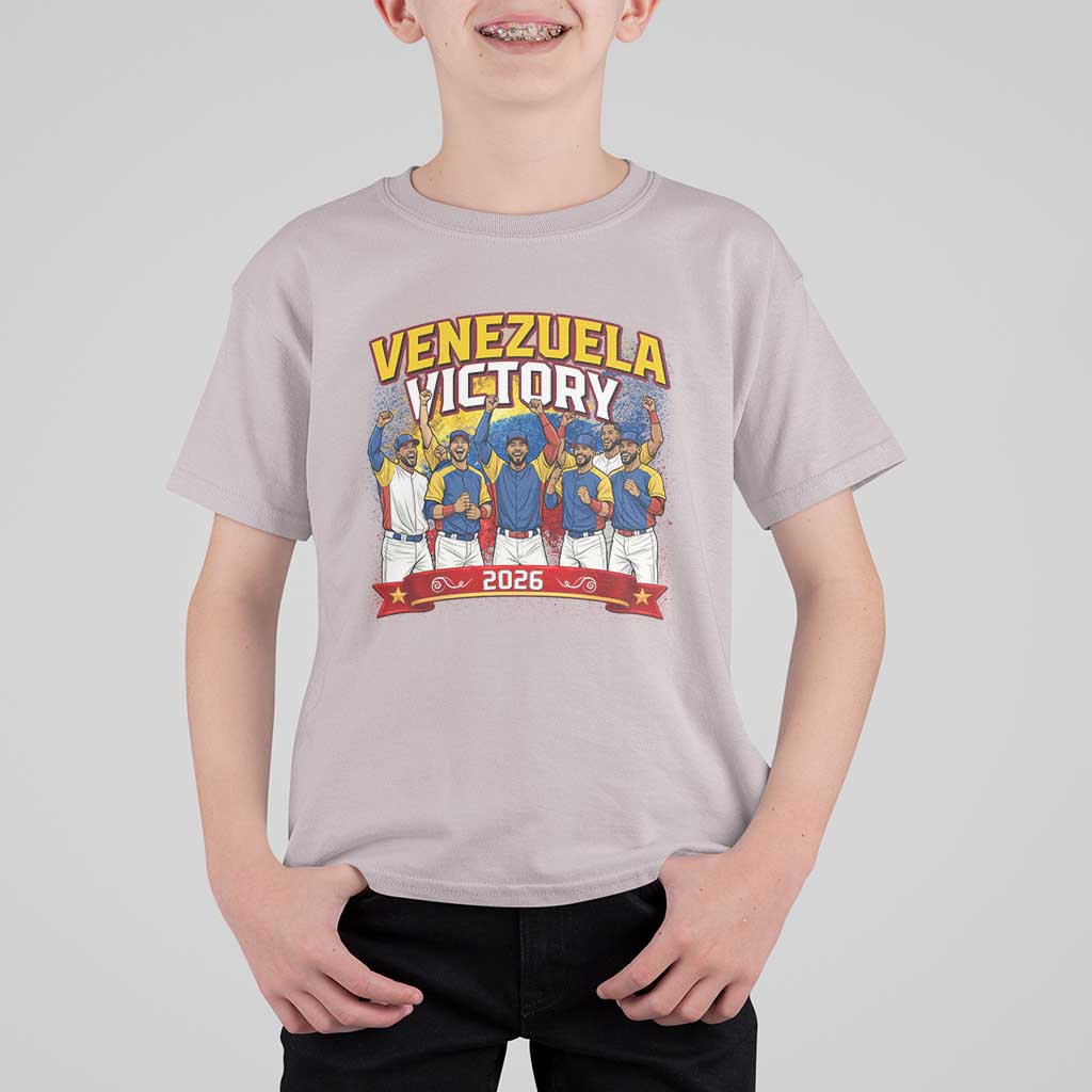 Venezuela Baseball Victory T Shirt For Kid Venezuelan Pride Gift